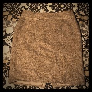 Sparkly wool blend skirt
